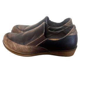 Naot‎ Cherish Leather Slip-On Shoes Women’s 40 Brown Comfortable